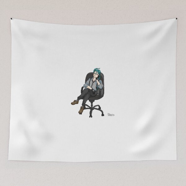 Item preview, Bored Business Anime Guy Sitting Office Chair designed and sold by Fandangoo.