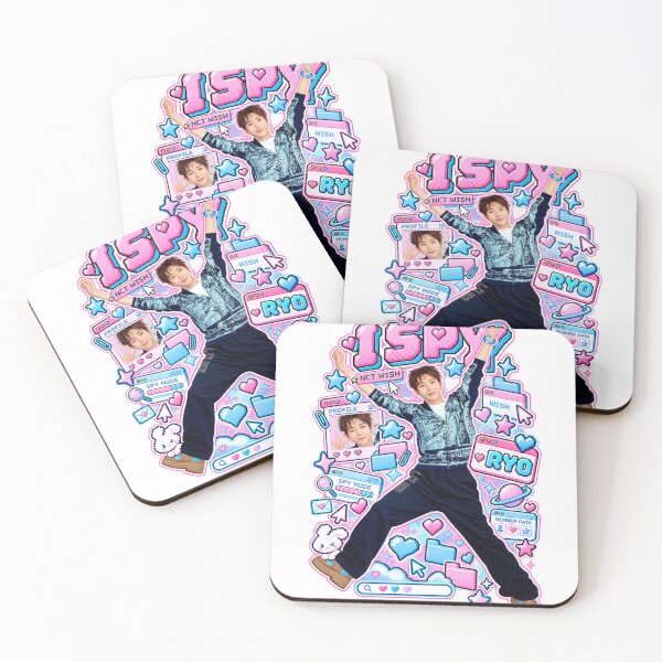 Item preview, NCT WISH Ryo I SPY Cyber Y2K Pixel Kpop Design designed and sold by Valeree Store.