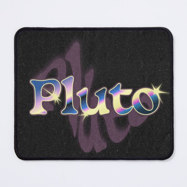 Item preview, Pluto – Y2K Retro Cosmic Logo designed and sold by MindMess Studio.