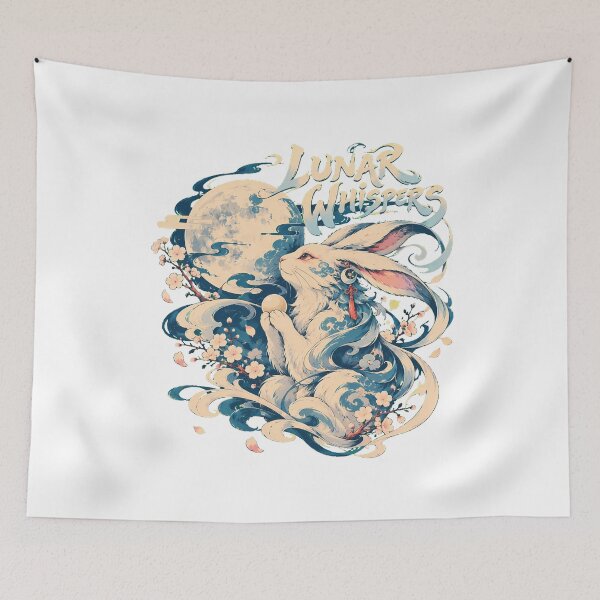 Item preview, Moon Rabbit Lunar Whispers Mid Autumn Festival designed and sold by chattsuede.