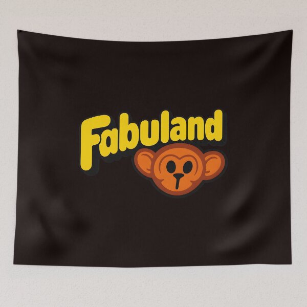 Item preview, Fabuland Monkey Logo Retro Cartoon  designed and sold by Mawntsni.