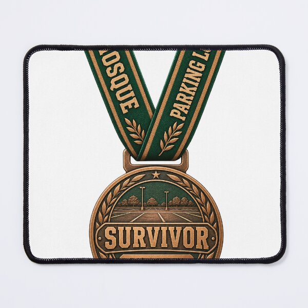 Item preview, Mosque Parking Lot Survivor Funny Jummah Humor Gift designed and sold by ys96.