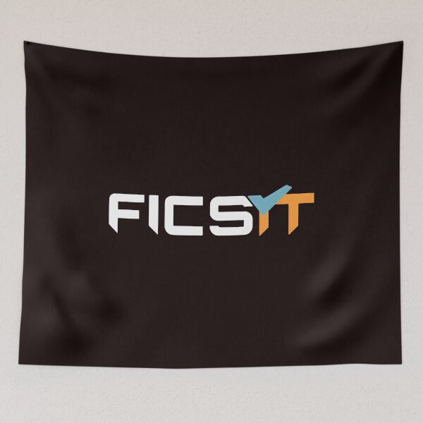 Item preview, FICSIT Logo Checkmark Professional Modern  designed and sold by ThresholdBlue.