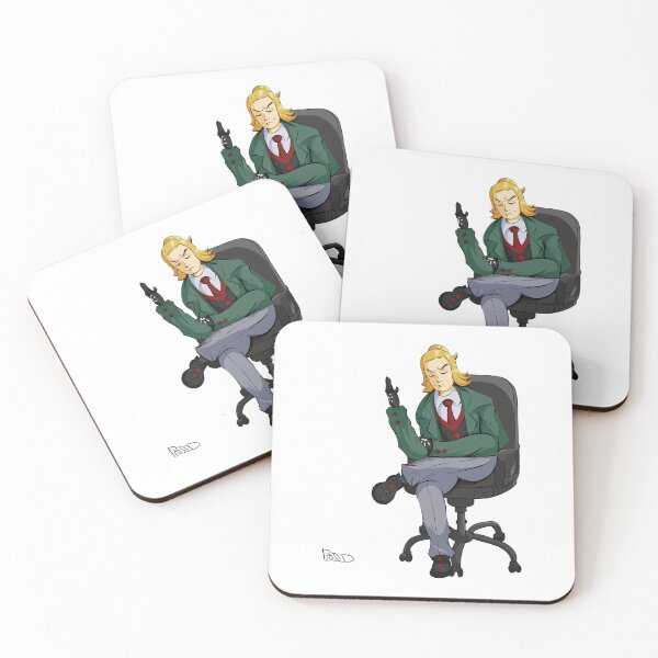 Item preview, Exhausted Business Boss Sitting Office Chair Anime designed and sold by Fandangoo.
