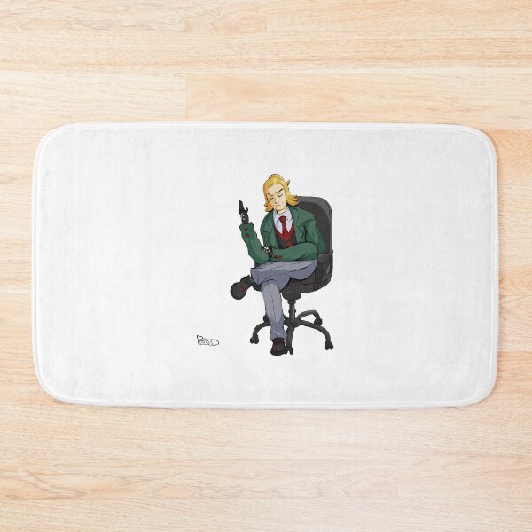 Item preview, Exhausted Business Boss Sitting Office Chair Anime designed and sold by Fandangoo.
