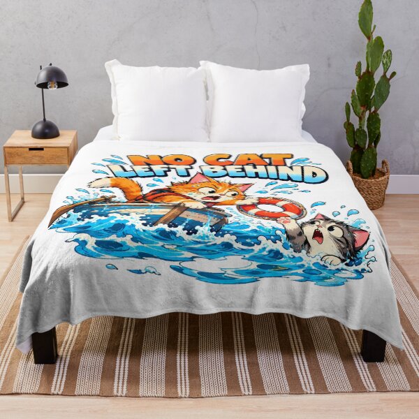 Item preview, No Cat Left Behind Boat Rescue Kitten Savior designed and sold by chattsuede.