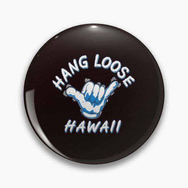 Item preview, Hang Loose Hawaii Shaka Retro Beach Vibes designed and sold by ThresholdBlue.
