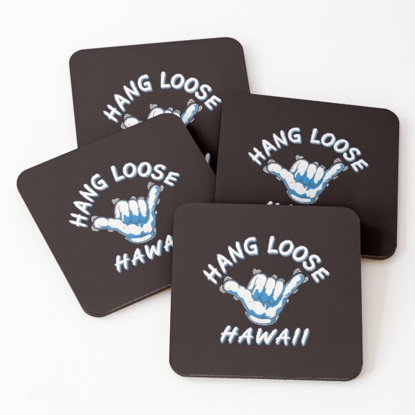 Item preview, Hang Loose Hawaii Shaka Retro Beach Vibes designed and sold by ThresholdBlue.