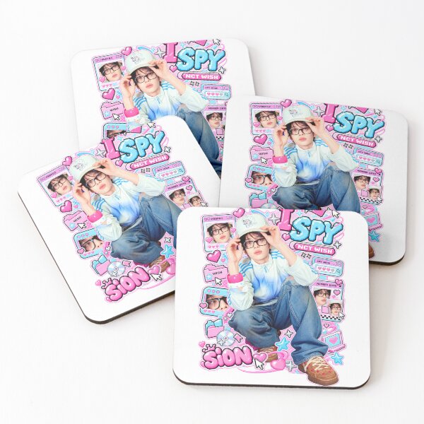 Item preview, NCT WISH Sion I SPY Cyber Y2K Pixel Kpop Design designed and sold by Valeree Store.