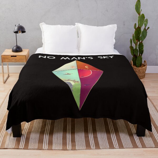 Item preview, NO MAN'S SKY Geometric Landscape designed and sold by OddCanvasArt.