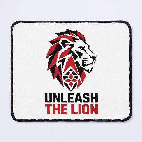 Item preview, Unleash The Lion Geometric Gym Motivational designed and sold by MDGamer777.