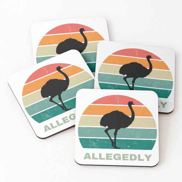 Item preview, Allegedly Ostritch Retro Sunset designed and sold by aponwao.
