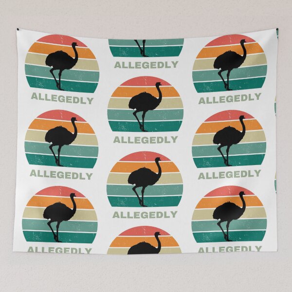 Item preview, Allegedly Ostritch Retro Sunset designed and sold by aponwao.