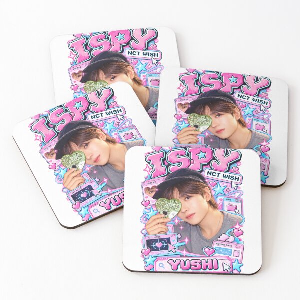 Item preview, NCT WISH Yushi I SPY Cyber Y2K Pixel Design designed and sold by Valeree Store.
