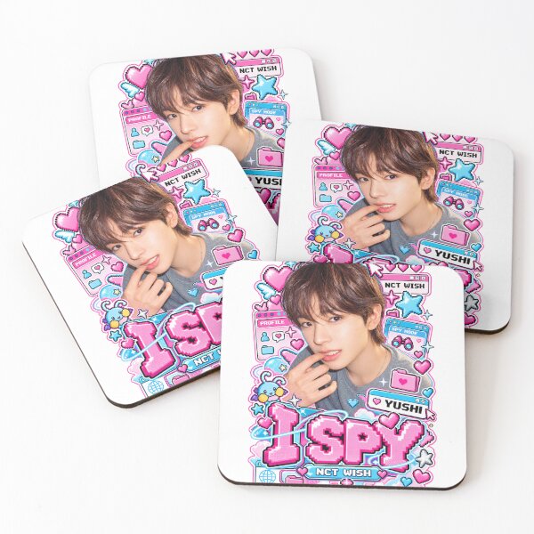 Item preview, Yushi NCT WISH Cute Pixel Digital Love Artwork designed and sold by Valeree Store.