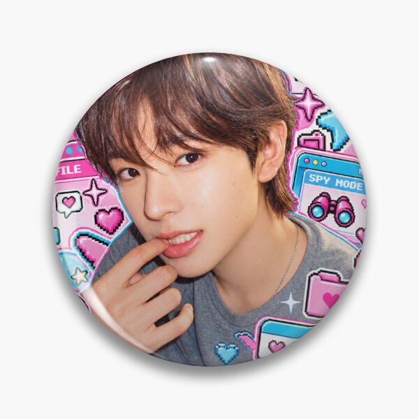 Item preview, Yushi NCT WISH Cute Pixel Digital Love Artwork designed and sold by Valeree Store.