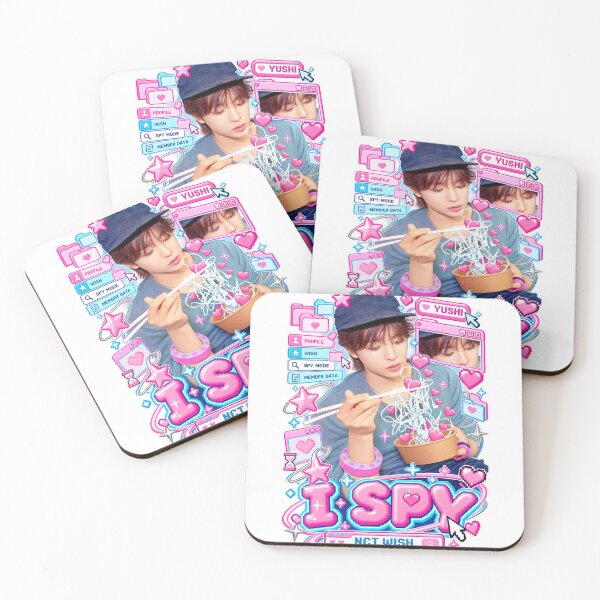 Item preview, Yushi NCT WISH Futuristic Pixel Kpop Artwork designed and sold by Valeree Store.