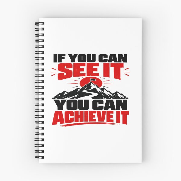 Item preview, If You Can See It, You Can Achieve It – Motivational Success Quote designed and sold by Lovestickerco.