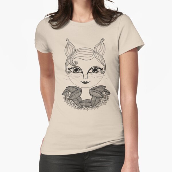 Kitty Fitted T-Shirt