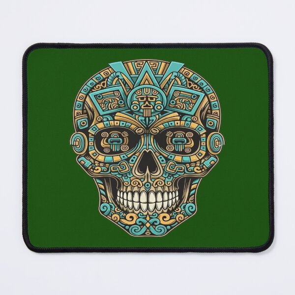 Item preview, aztec skull designed and sold by pksart1.