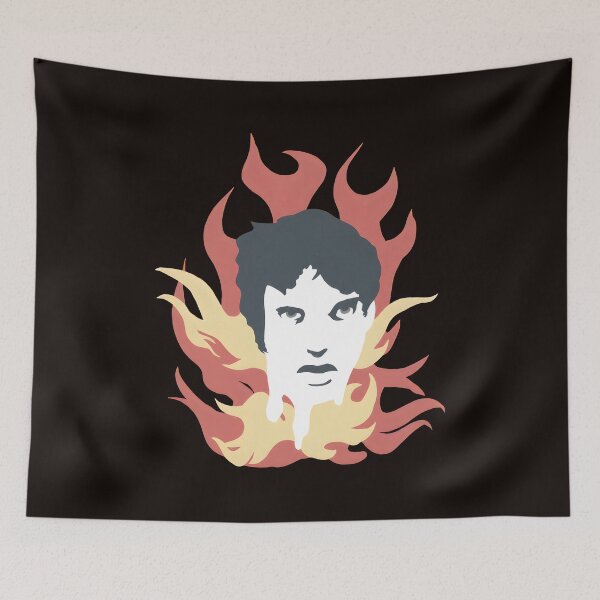 Item preview, Melting Face Flames Art designed and sold by VeiledEcho.