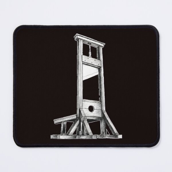 Item preview, Historical Guillotine Line Art  designed and sold by VeiledEcho.
