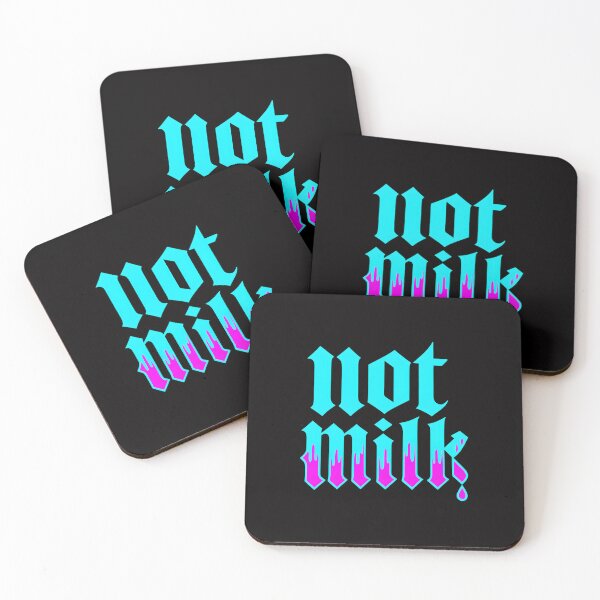 Item preview, HOT MILK Dripping Gothic Font Cyan Pink designed and sold by Fractured-Muse.