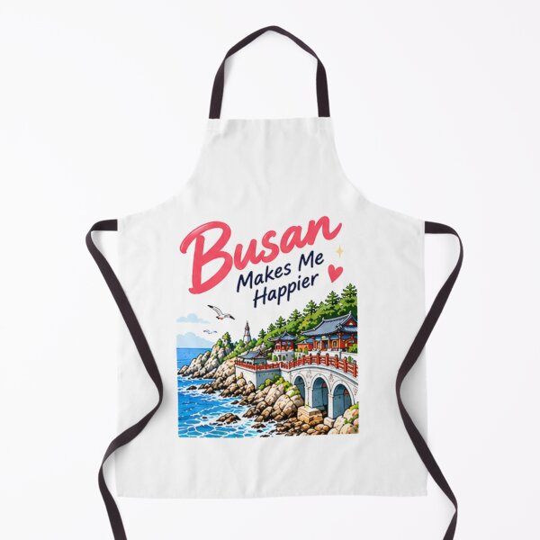 Artikelvorschau, Busan Korea Travel Shirt, Busan Makes Me Happier Tee, Korean Coastal Travel Gift, Korea Lover Shirt, Busan Vacation Tee entworfen und verkauft von SunAndJune.