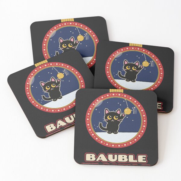 Item preview, Bauble Trouble Funny Black Cat Christmas Ornament designed and sold by somebasic.