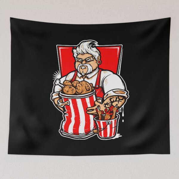 Item preview, Parodia divertida del tipo del pollo frito designed and sold by EnderskunkEmpor.