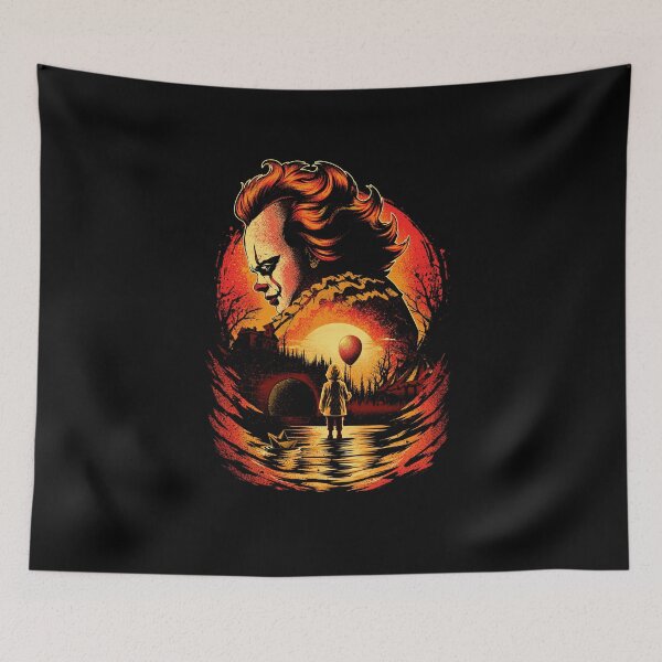 Item preview, Clown Beneath the Blood Moon designed and sold by Hypertwenty Designs.