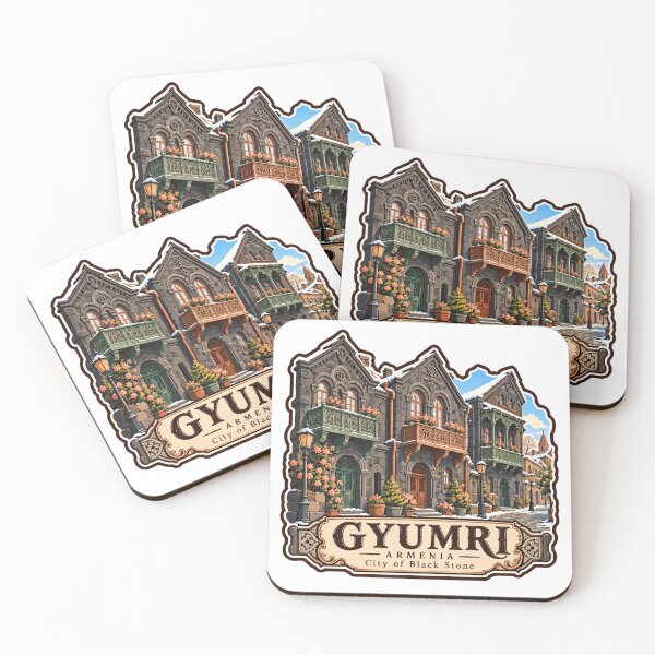 Item preview, Gyumri Armenia City Of Black Stone Travel Souvenir Armenian Heritage designed and sold by NightGlyph.