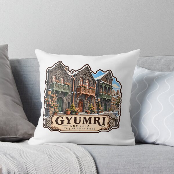 Item preview, Gyumri Armenia City Of Black Stone Travel Souvenir Armenian Heritage designed and sold by NightGlyph.