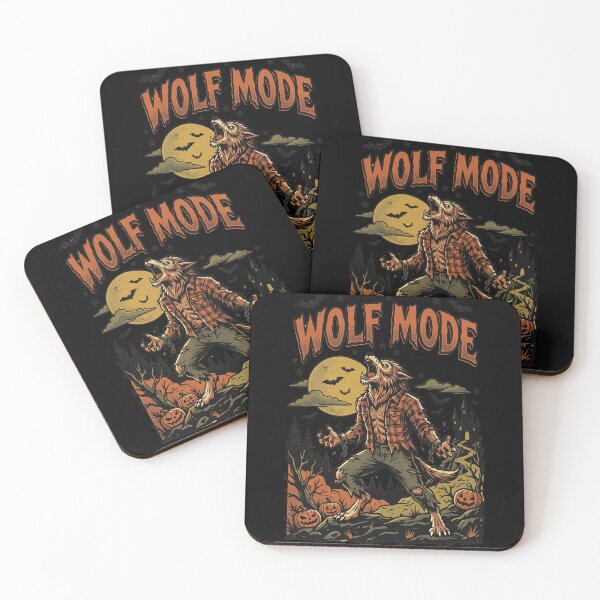 Item preview, Vintage Wolf Mode Howling In Front Of Werewolf Castle designed and sold by Viinde.