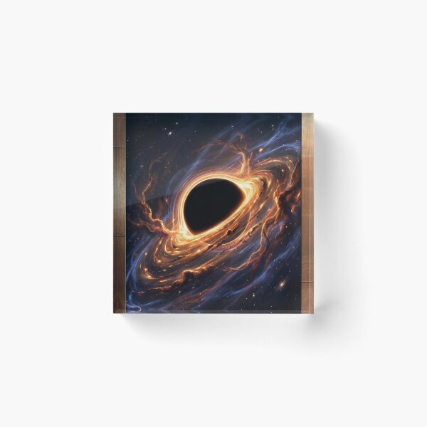 Item preview, Event Horizon Cosmic Black Hole Space Art designed and sold by SnazzifyDigital.