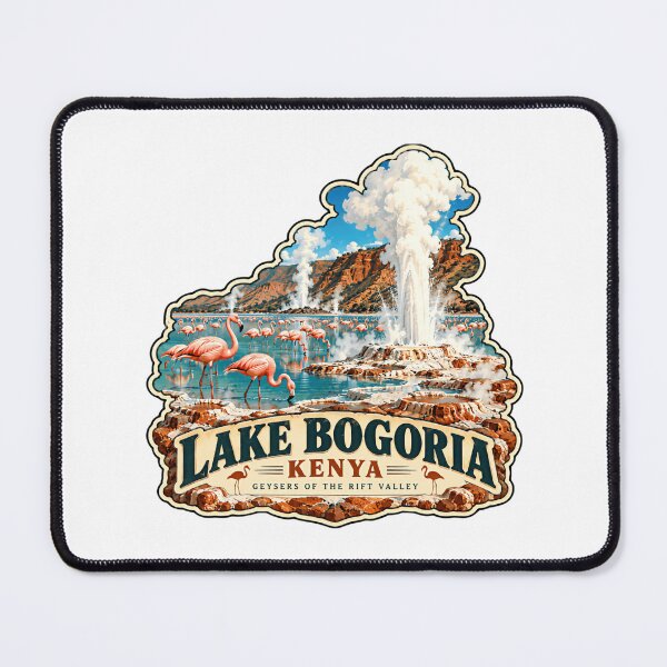 Item preview, Lake Bogoria Kenya Geysers Of The Rift Valley African Travel Landmark designed and sold by NeedForParks.