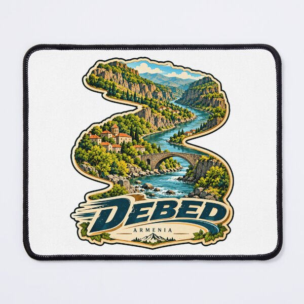 Item preview, Debed Armenia River Valley Armenian Heritage Travel Souvenir designed and sold by NightGlyph.