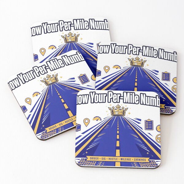 Item preview, Know Your Number — $1 Per Mile Driver designed and sold by OceansRoyalty.
