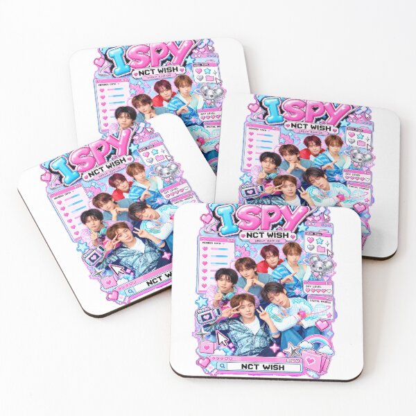 Item preview, NCT WISH I SPY Cute Digital Pixel Fan Merchandise designed and sold by Valeree Store.