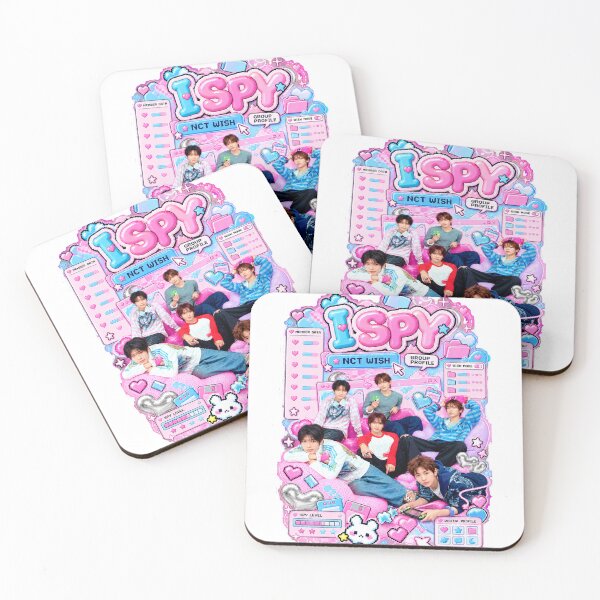 Item preview, NCT WISH I SPY Group Cyber Y2K Pixel Kpop Design designed and sold by Valeree Store.