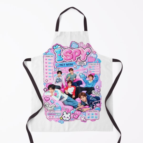 Item preview, NCT WISH I SPY Group Cyber Y2K Pixel Kpop Design designed and sold by Valeree Store.