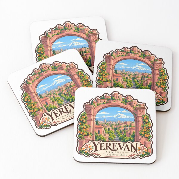 Item preview, Yerevan Armenia City Of Rose Stone Travel Souvenir Armenian Heritage designed and sold by NightGlyph.