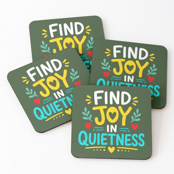 Item preview, Find Joy In Quietness designed and sold by rejowan-arts.