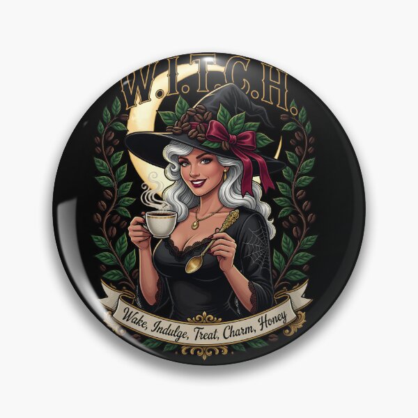 Item preview, Witch Coffee Lover Wake Indulge Treat Charm Honey  designed and sold by Zizo-DR44.