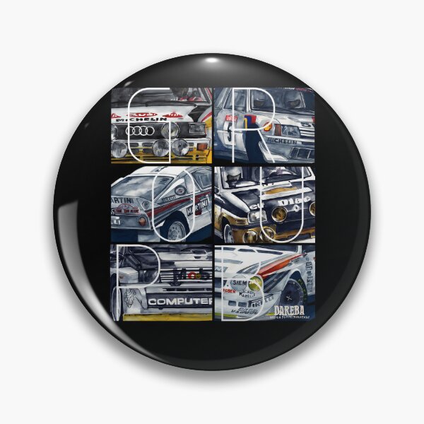 Item preview, Grid Layout Collage Of Rally Car Front Views designed and sold by JanieBinggeli.