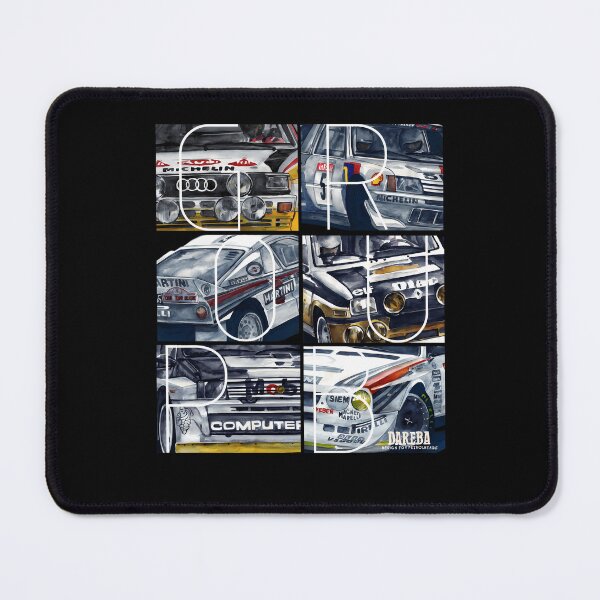 Item preview, Grid Layout Collage Of Rally Car Front Views designed and sold by JanieBinggeli.