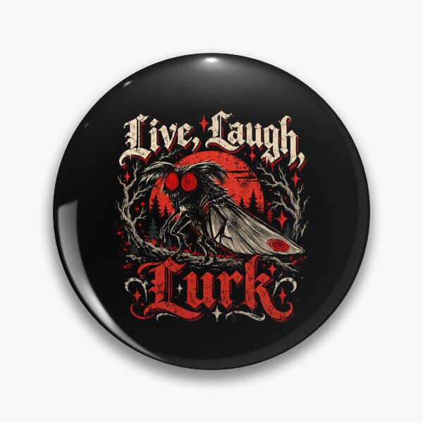 Item preview, Live, Laugh, Lurk Mothman Cryptid Urban Legend Paranormal Fan designed and sold by RetroMini2026.