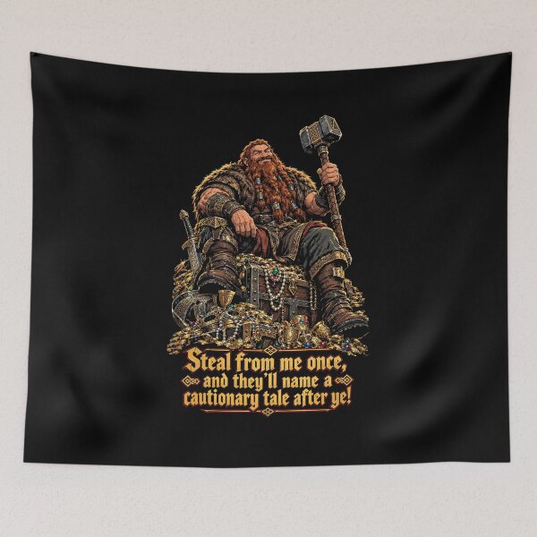 Item preview, Steal from me once and they'll name a cautionary tale after ye!  designed and sold by abby-thorns.