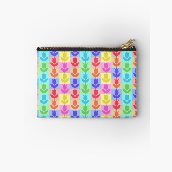 Item preview, Colorful Tulip Seamless Pattern, Retro Floral Digital Paper for Fabric and Wallpaper designed and sold by AnnavelleStudio.