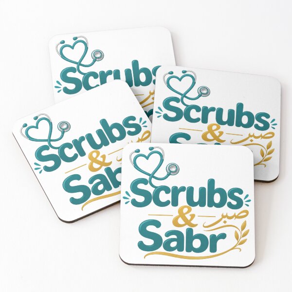 Item preview, Scrubs and Sabr Muslim Nurse Patience Gift designed and sold by ys96.